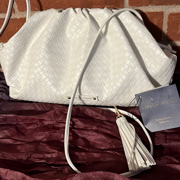Adrienne Vittadini Waverly Woven Crossbody Handbag NWT